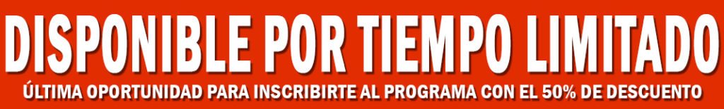 DISPONIBLE HASTA HOY