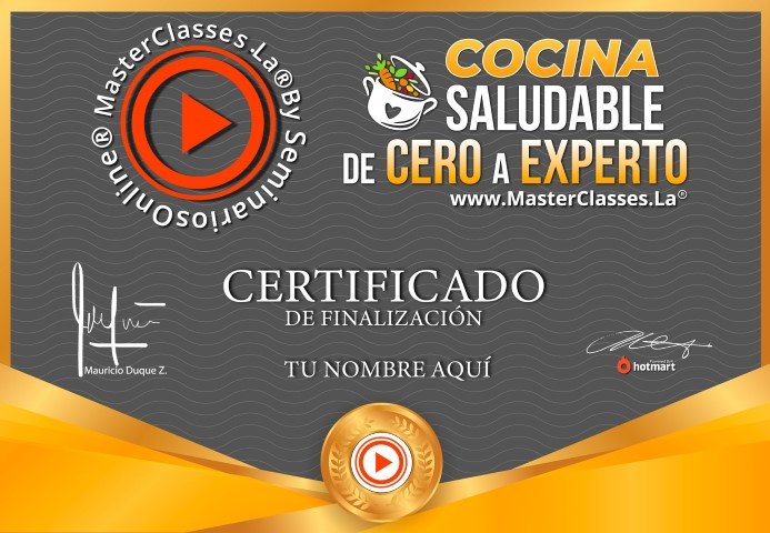 COCINA SALUDABLE DE CERO A EXPERTO