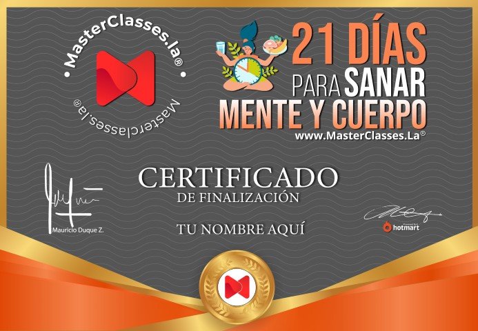 21 DÍAS PARA SANAR MENTE Y CUERPO